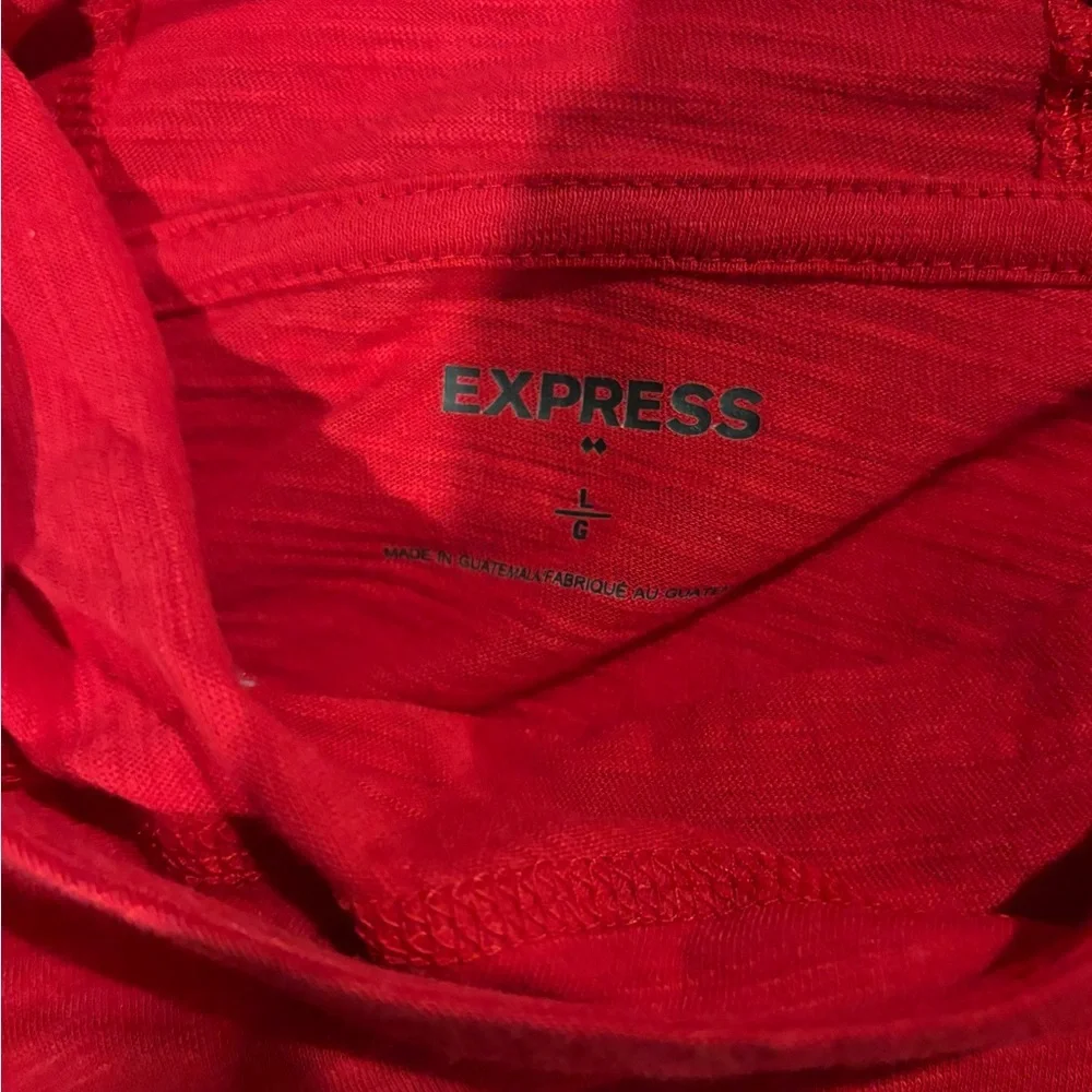 Express Bold Red Hoodie - Picture 2 of 7